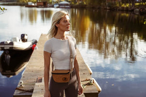 PAPERO Crossbag aus Papier SQUIRREL Deltabag vegan nachhaltig