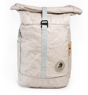 PAPERO Rucksack YETI 28 L aus waschbarem Kraft Papier leicht, reißfest und wasserfest nachhaltig