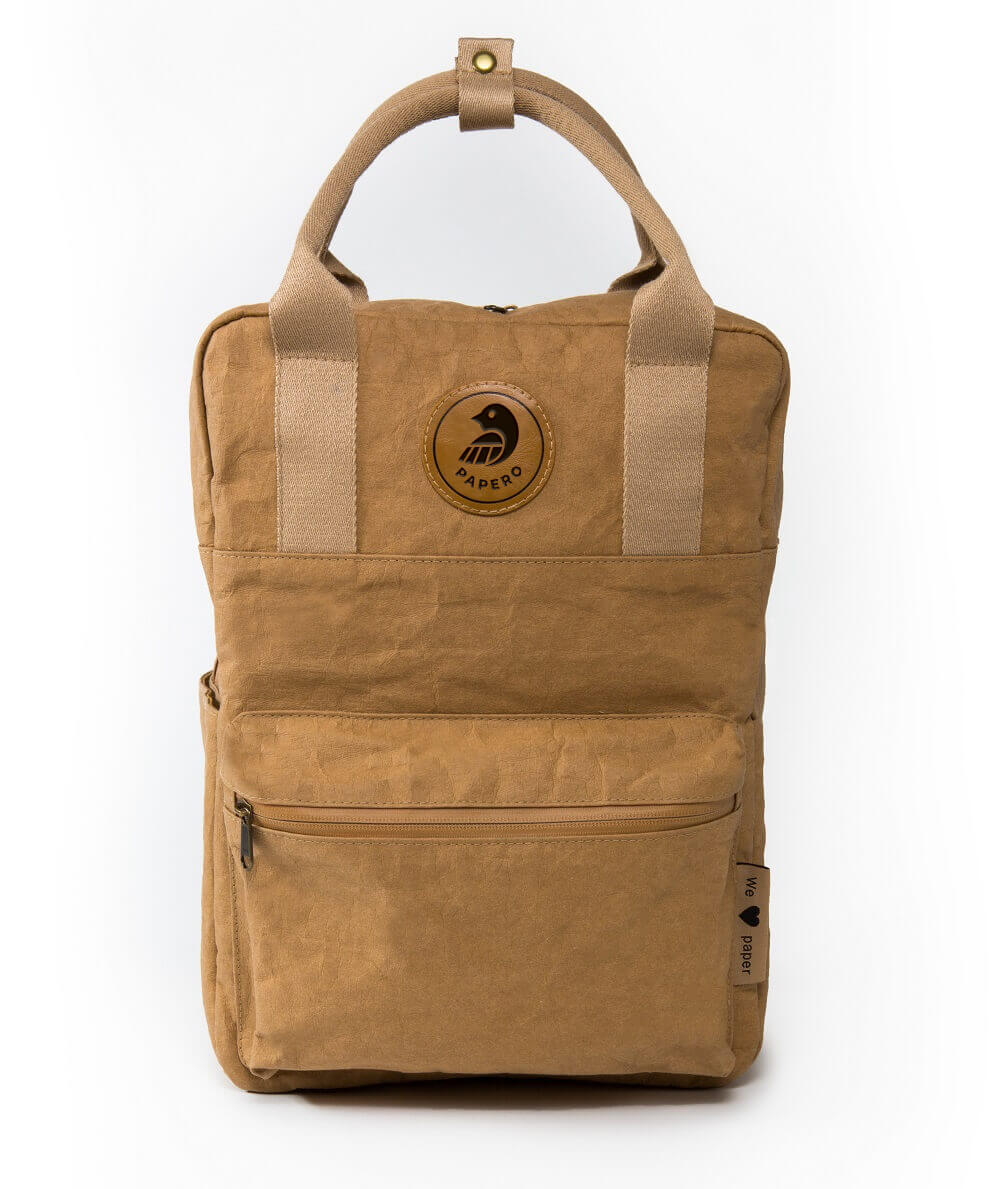 Papero - Das Original Rucksack aus KraftPapier vegan, nachhaltig, Handtasche