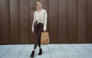 PAPERO Rucksack aus Papier 3 in 1 SALAMANDER 8L robust, wasserfest, vegan, nachhaltig