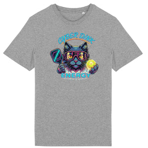 T-Shirt - BIO- Cyber Cat Pickleball - Herren - vorderseite_5