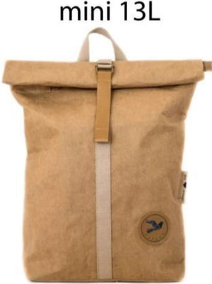 PAPERO Rucksack aus Papier COUGAR MINI 13L waschbar, reißfest, wasserfest, vegan, nachhaltig