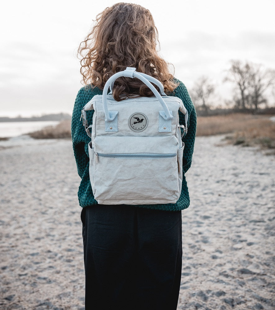 Papero upcycling Rucksack aus Papier