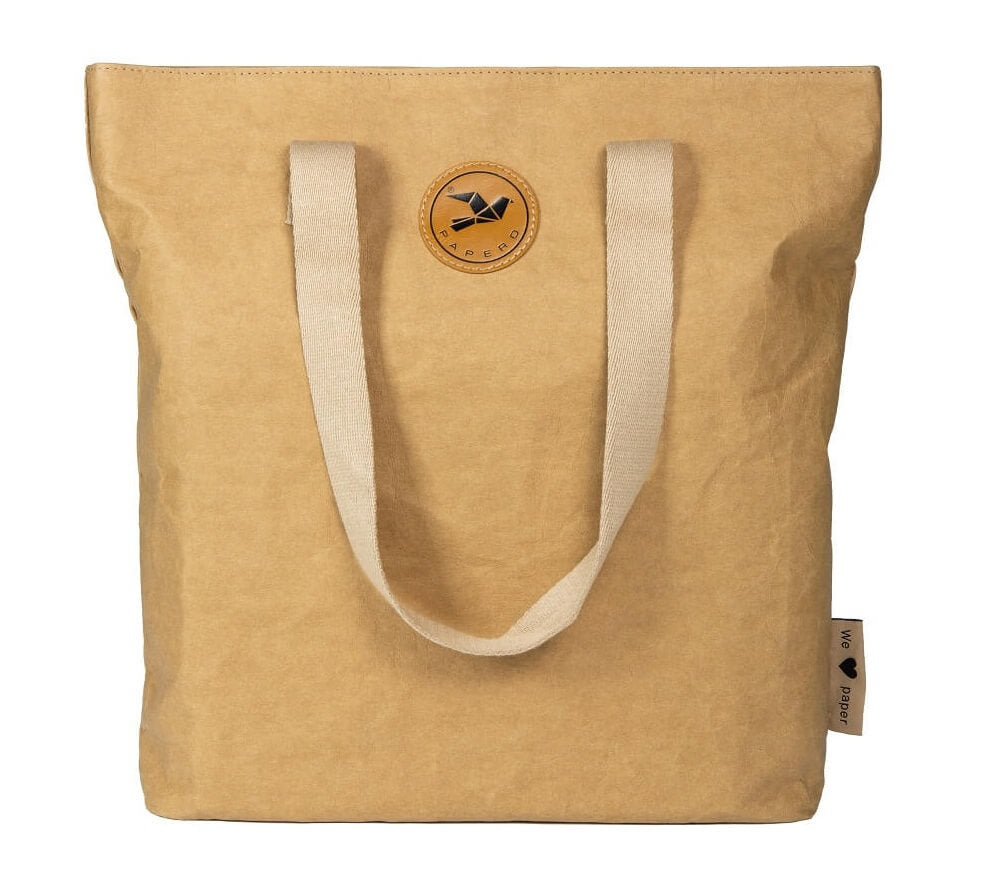 Papero Shopper aus Papier vegan nachhaltig upcycling