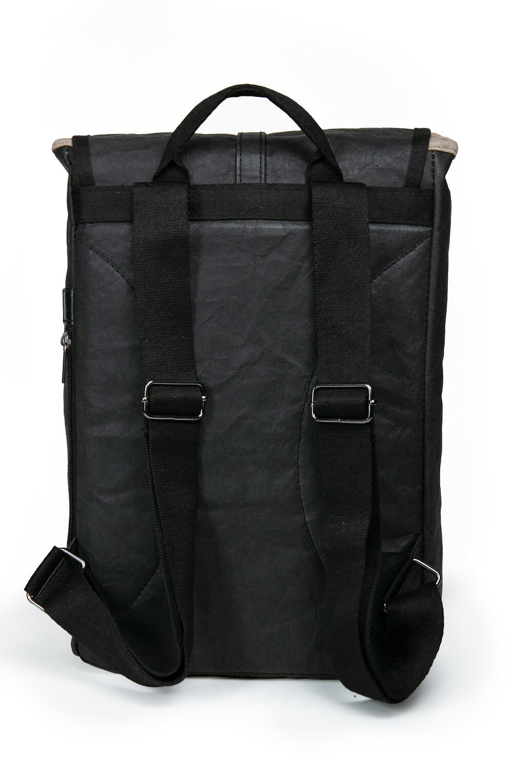 Papero OWL schawarz Rucksck aus Kraftpapier vegan nachhaltig