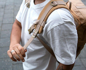 PAPERO Rucksack YETI PRO EDITION 26 L DURCHDACHT aus Kraftpapier leicht, reißfest und wasserfest nachhaltig