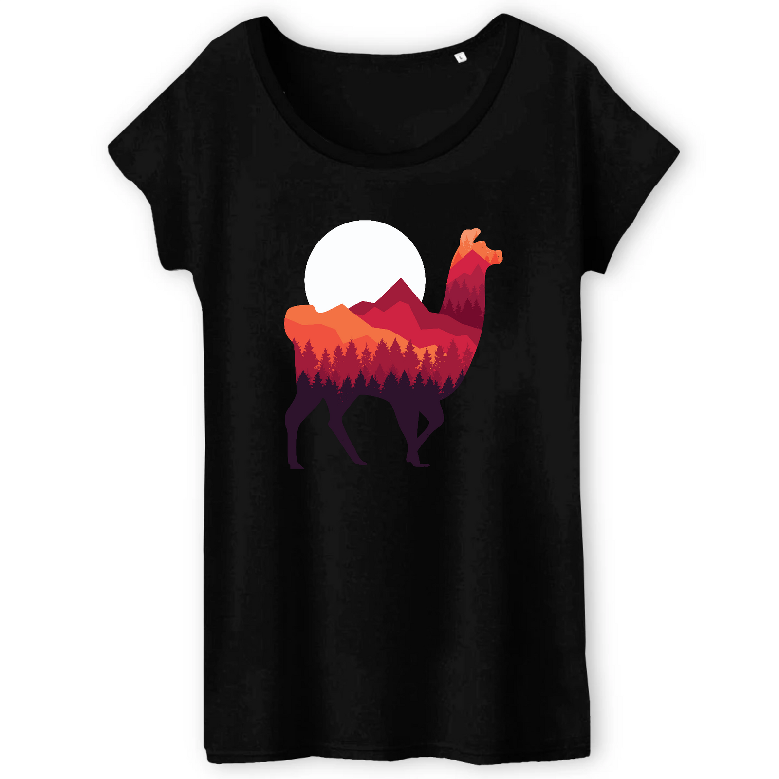 T-Shirt- BIO- LAMA- Damen
