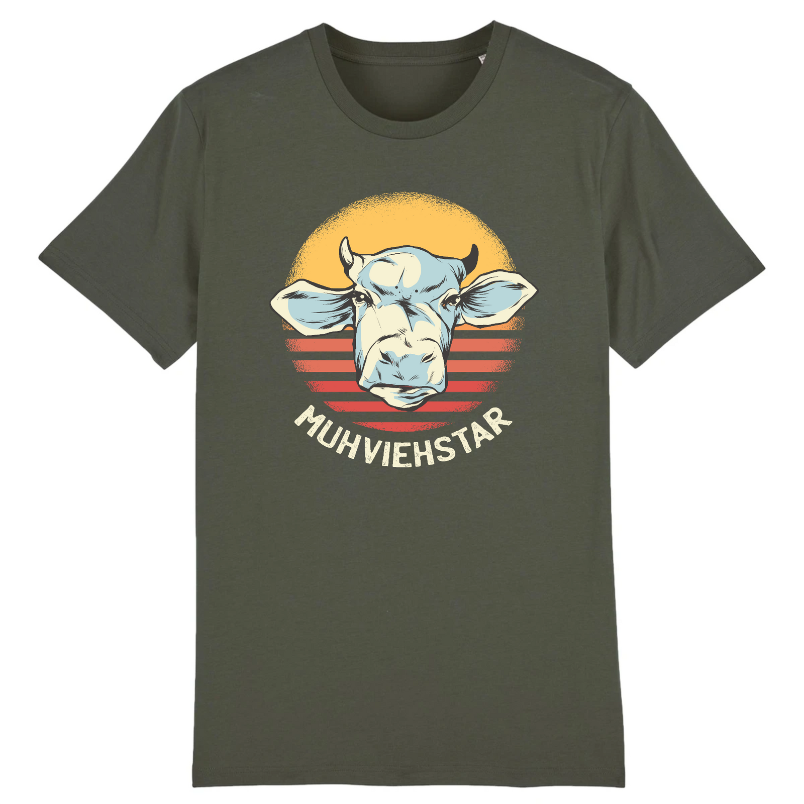 T-Shirt- BIO- MUHVIEHSTAR - Herren