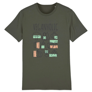 T-Shirt- BIO- VEGANHOLIC- Herren