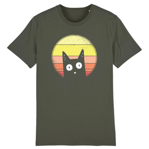 T-Shirt- BIO- CAT VINTAGE- Herren