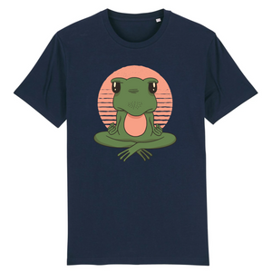 T-Shirt- BIO- FROSCH YOGA VINTAGE- Herren