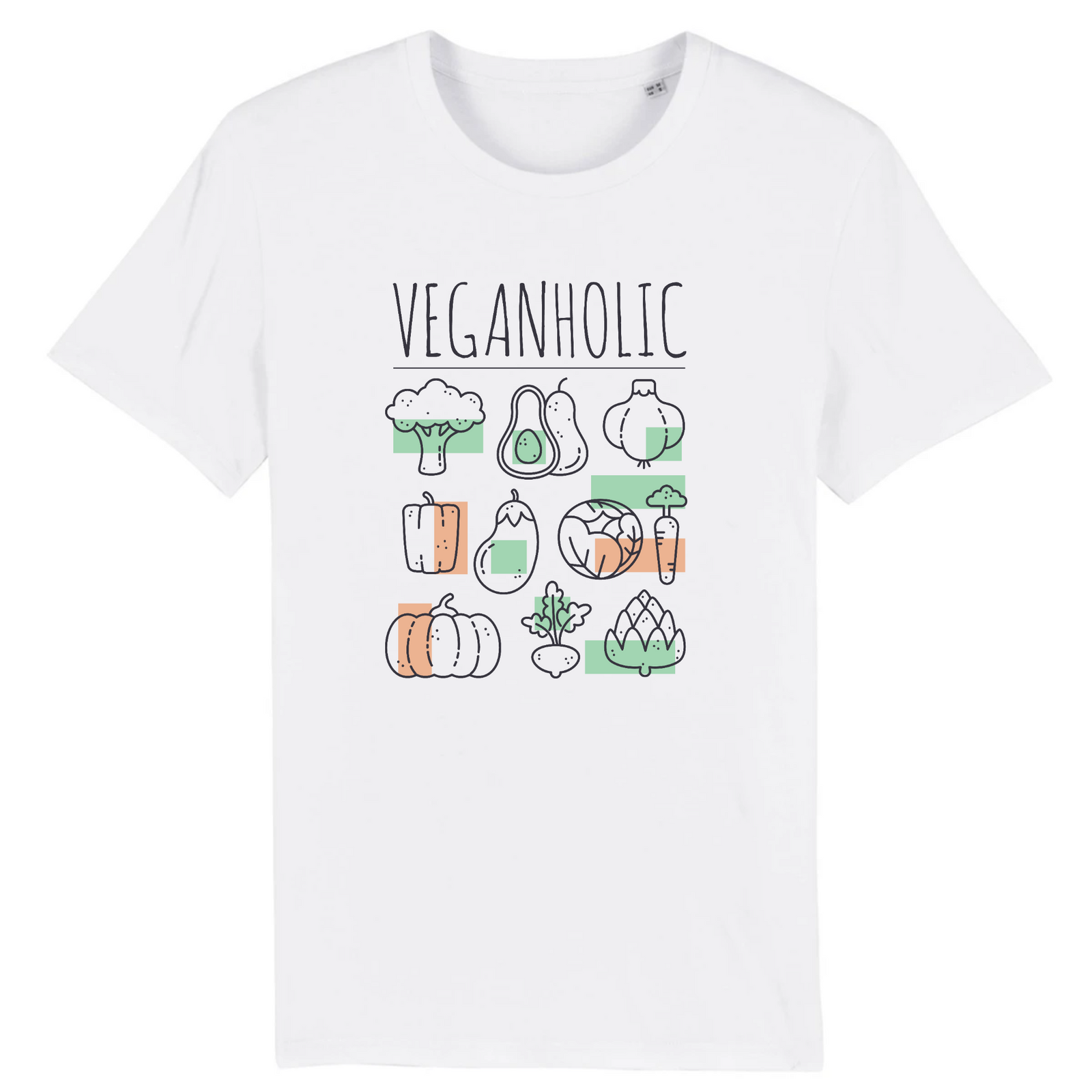 T-Shirt- BIO- VEGANHOLIC- Herren