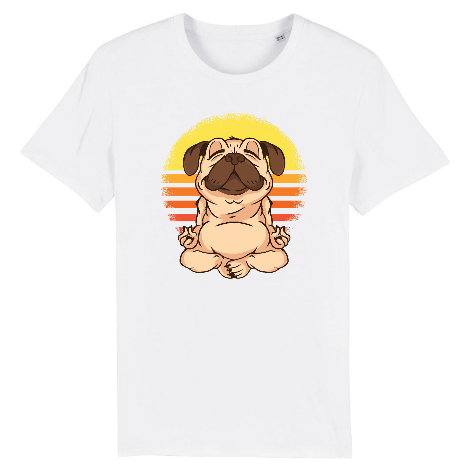 T-Shirt- BIO- MOPS YOGA VINTAGE- Herren