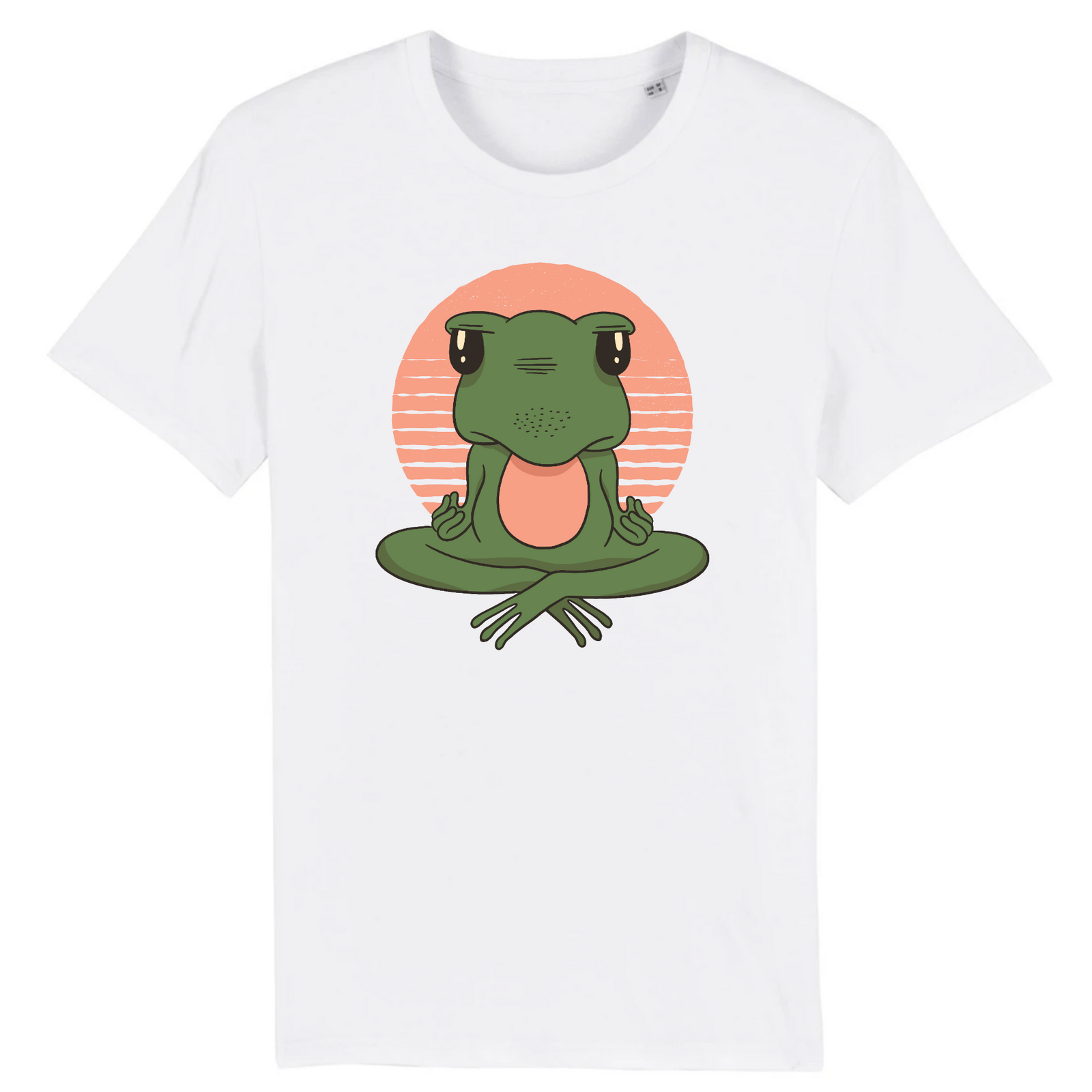 T-Shirt- BIO- FROSCH YOGA VINTAGE- Herren